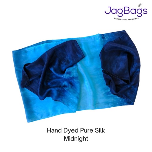 JagBag Long Silk Scarf - Midnight